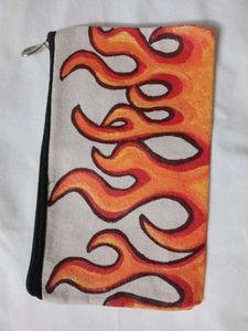 Flame Pattern Pouch