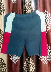 Color Block Casual Shorts