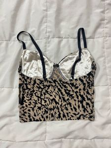Stylish Animal Print Crop Top