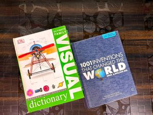 Two Educational Books - Dictionary & Inventions