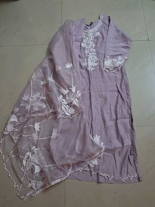Elegant Embroidered Kurta Set with Dupatta
