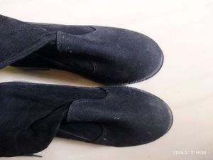 Black Suede Boots