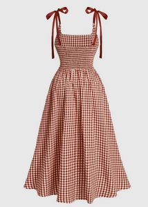Red Gingham Dress