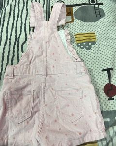 Cute Pink Corduroy Overalls