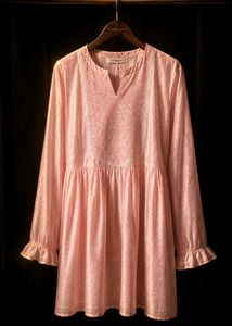 Pink Cotton Kurta