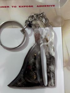 Bride &amp; Groom Resin Keychain2 keychain combo