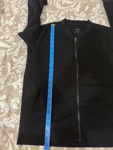 Only - Black Quilted Bomber Jacket