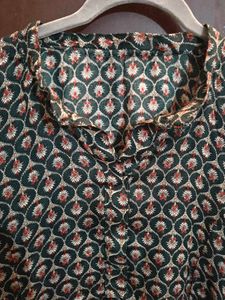 Elegant Printed Cotton Kurta