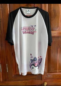 combo Of 2: Kuromi Tew &amp; H&amp;M Collar Top
