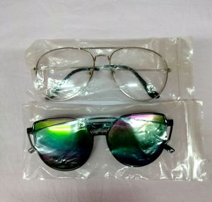 2 Pis New Fashion Sunglasses For Men And Women