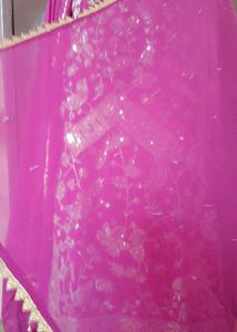 Embroidered Dupatta with Mirror Work