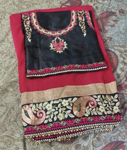 Designer Embroidered Saree