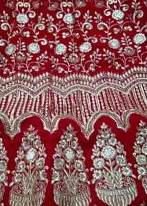 Red Embroidered Lehenga Choli
