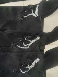 Elegant Black Lehenga Choli Set