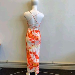 Urbanic tie-dye maxi dress