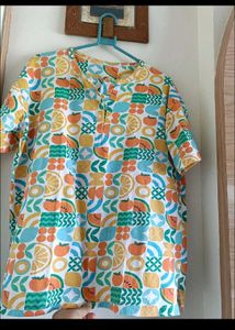 Colorful Fruit Print night suit