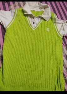 Soft Aesthetic Top With Sweter Attached