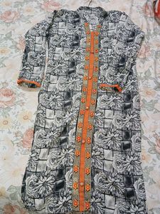 Orange Palazzo Pants