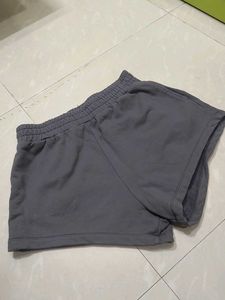 Boot cut Grey Sweat Shorts
