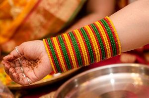 Colorful Beaded Bangle Set