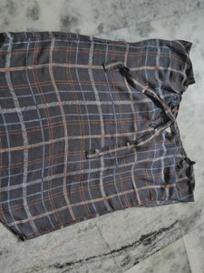 Chic Plaid Tunic Top