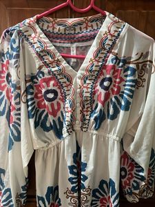 Boho  Floral Dress(buy this and get a top for 150)