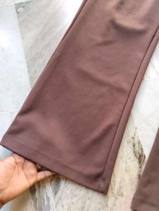 Brown Wide Leg Pants