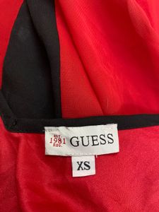 Guess red and black dress