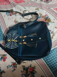 New Cute Blue Crossbody Bag