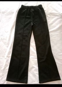 Black Bootcut Trousers