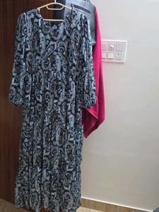 Bohemian Paisley Print Maxi Dress