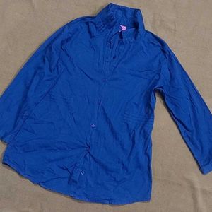Blue Button-Up shirt