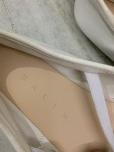White Ballet Flats