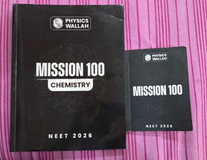 PW Physics Wallah Mission 100 Chemistry Book