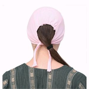 Sedra Solid Underscarf Black Hijab Cap for Women