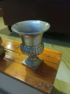 Silver Metal Vase