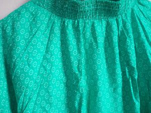 Green Ethnic Skirt with Tassel Detail