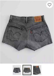 Levi's Gray Denim Shorts Waist 27