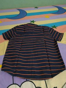 Boy's Striped Casual Shirt