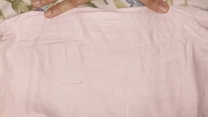 masleen cotton Kurta pant with dupatta lavender