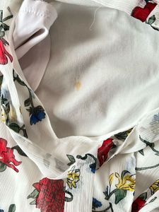 Floral Print Sheer Dress