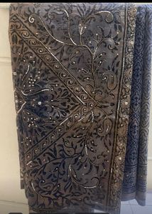 Exquisite Embroidered Saree