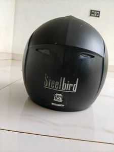Steelbird Matte Black Full Face Motorcycle Helmet