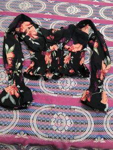 Floral Smocked Crop Top