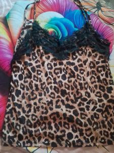 Leopard Print Camisole Top