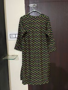 Stylish Geometric Print Kurta