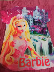 Combo Barbie T-shirt For 2 To 2.5 Yr Baby