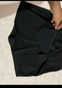 Classic White Top and Black Skirt Set