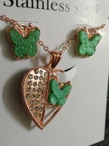 Korean Earring Set With Locket