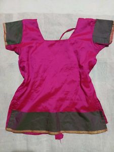 Price drop🩷 Stitched Pink Lehenga &amp; Blouse Set
